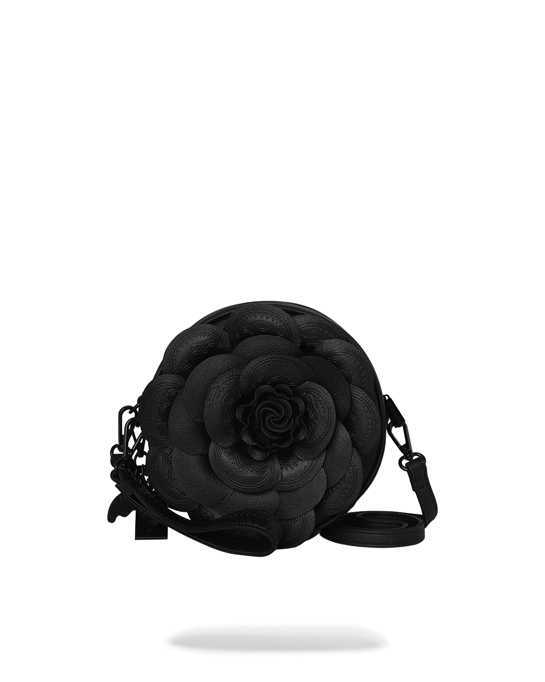 NYBG BLACK FLOWER POUCHETTE